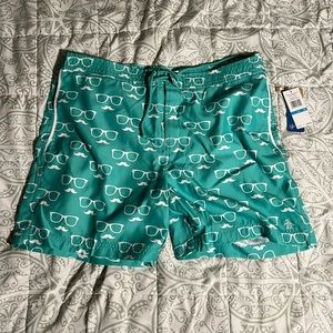 Penguin Swim Trunks